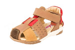 SANDALIA NIÑO 651507 PIEL CAFE