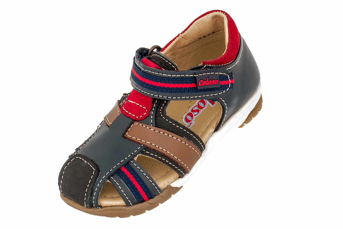 SANDALIA NIÑO 655803 PIEL AZUL