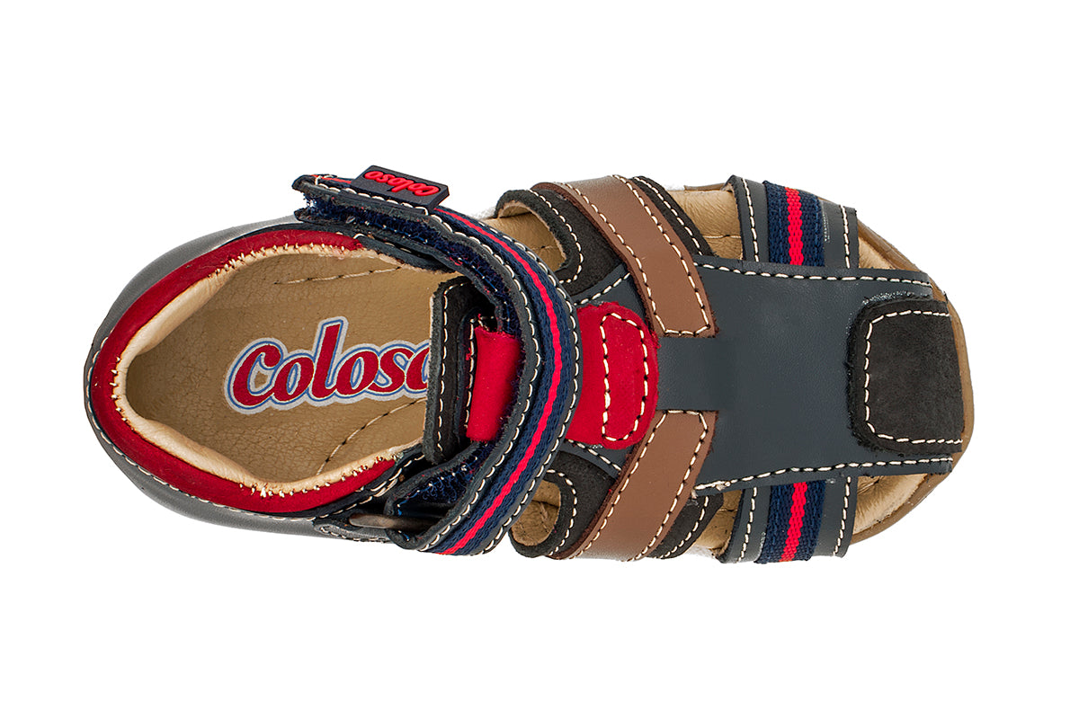 SANDALIA NIÑO 655803 PIEL AZUL