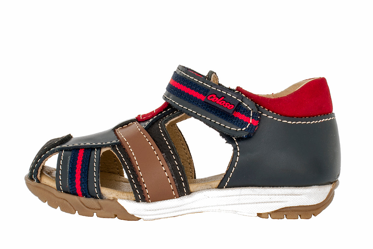 SANDALIA NIÑO 655803 PIEL AZUL