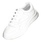 TENIS ESCOLAR 680201 PIEL BLANCA