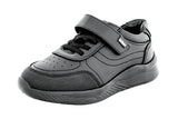 TENIS ESCOLARES UNISEX 680403 PIEL NEGRA