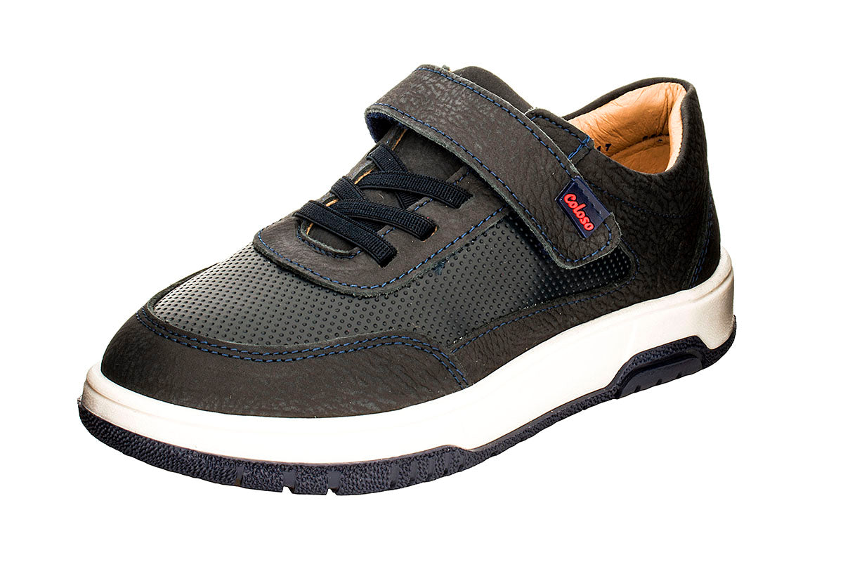 ZAPATO CASUAL PARA NIÑO 680904 PIEL AZUL