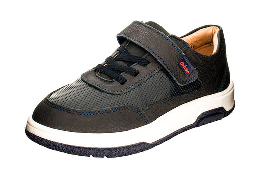 ZAPATO CASUAL PARA NIÑO 680904 PIEL AZUL