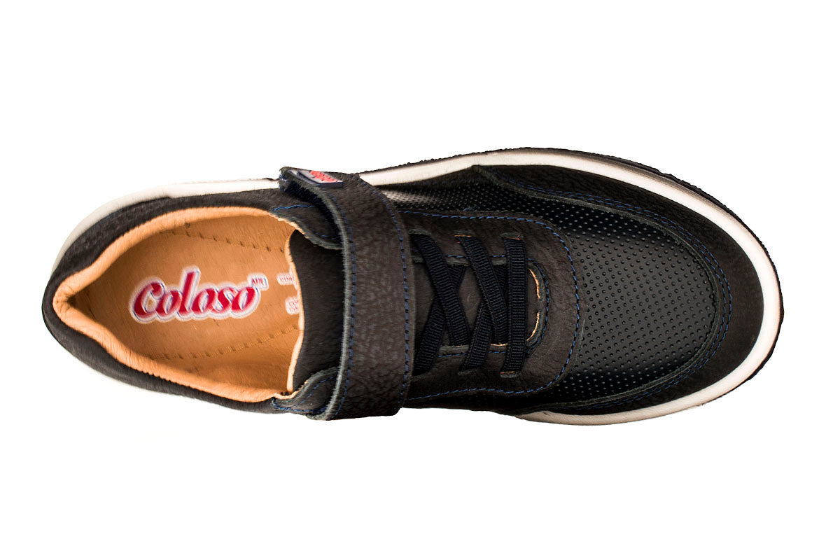 ZAPATO CASUAL PARA NIÑO 680904 PIEL AZUL