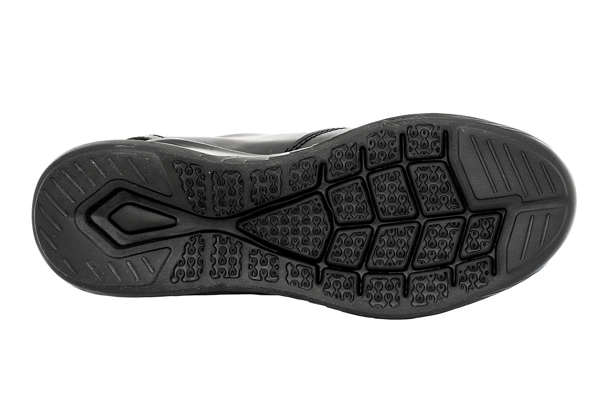 TENIS ESCOLAR UNISEX 681002 PIEL NEGRA