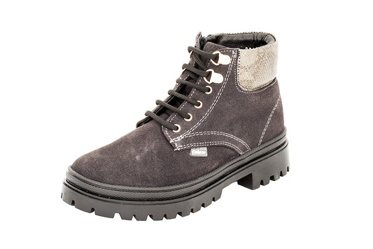 BOTA PARA NIÑA 811604 GAMUZA GRIS