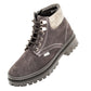 BOTA PARA NIÑA 811604 GAMUZA GRIS