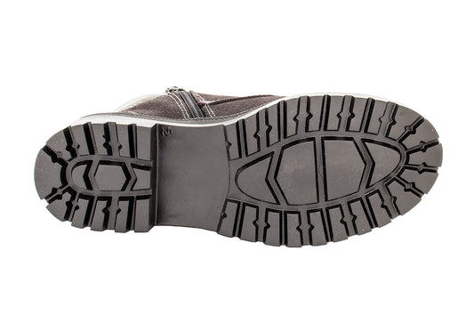 BOTA PARA NIÑA 811604 GAMUZA GRIS