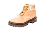BOTA PARA NIÑA 811605 GAMUZA BEIGE