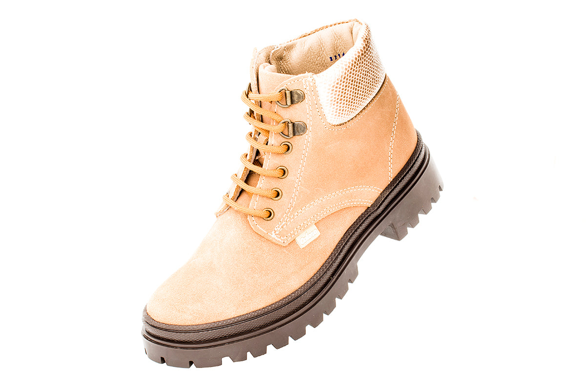 BOTA PARA NIÑA 811605 GAMUZA BEIGE