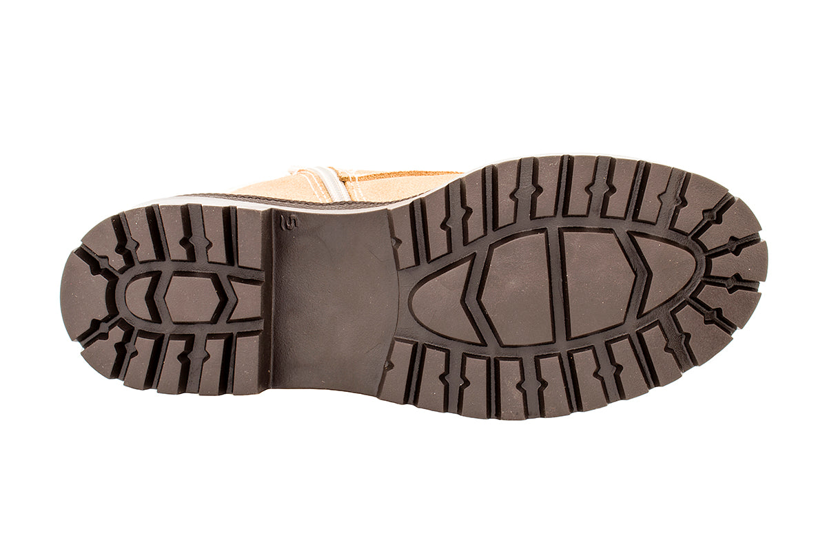 BOTA PARA NIÑA 811605 GAMUZA BEIGE