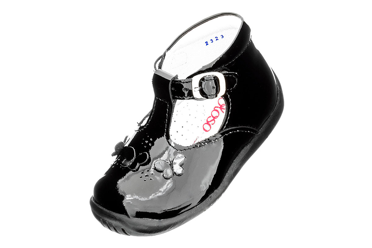 BOTITA PARA NIÑA 883505 CHAROL NEGRO