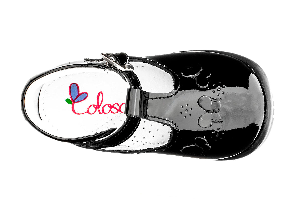 BOTITA PARA NIÑA 883505 CHAROL NEGRO