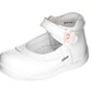 BOTITA PARA NIÑA PRIMEROS PASOS 884004 PIEL BLANCA NACARADA