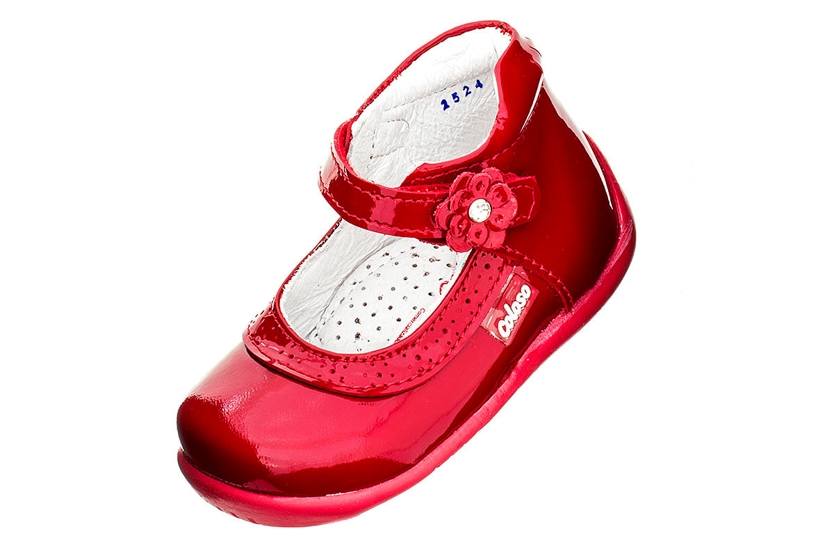 BOTITA PARA NIÑA 884004 CHAROL ROJO