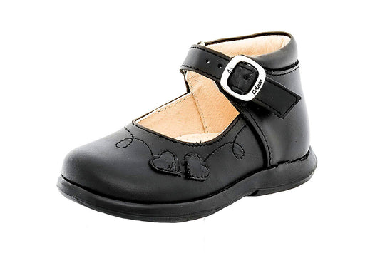 ESCOLAR NIÑA 92507 PIEL NEGRA