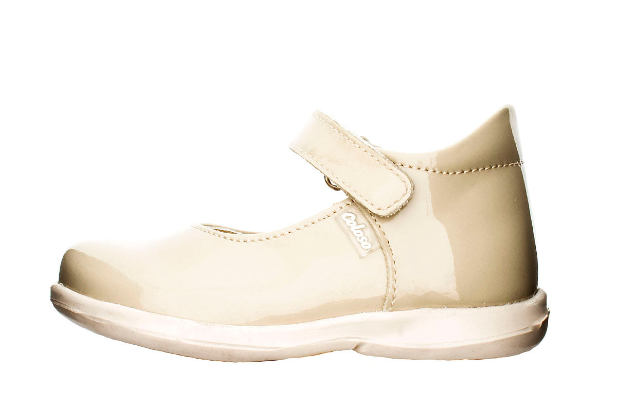 BOTITA PARA NIÑA 94403 CHAROL BEIGE