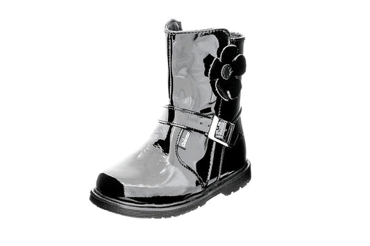 BOTA NIÑA 9737014 CHAROL NEGRO