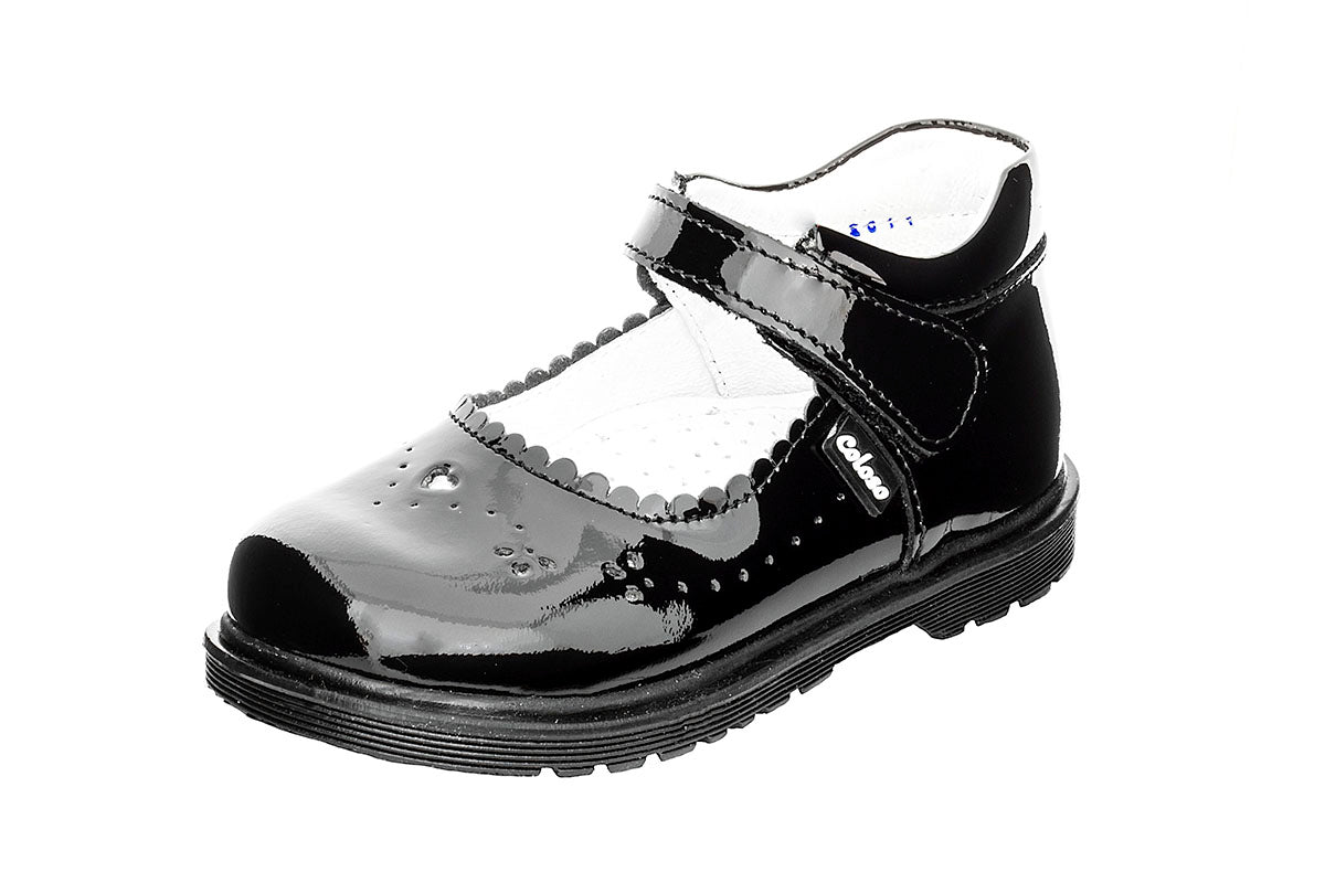 BOTITA NIÑA 97606 CHAROL NEGRO