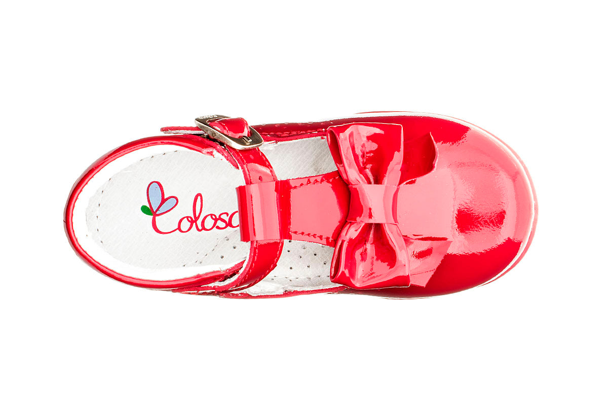 BOTITA PARA NIÑA 98305 CHAROL ROJO