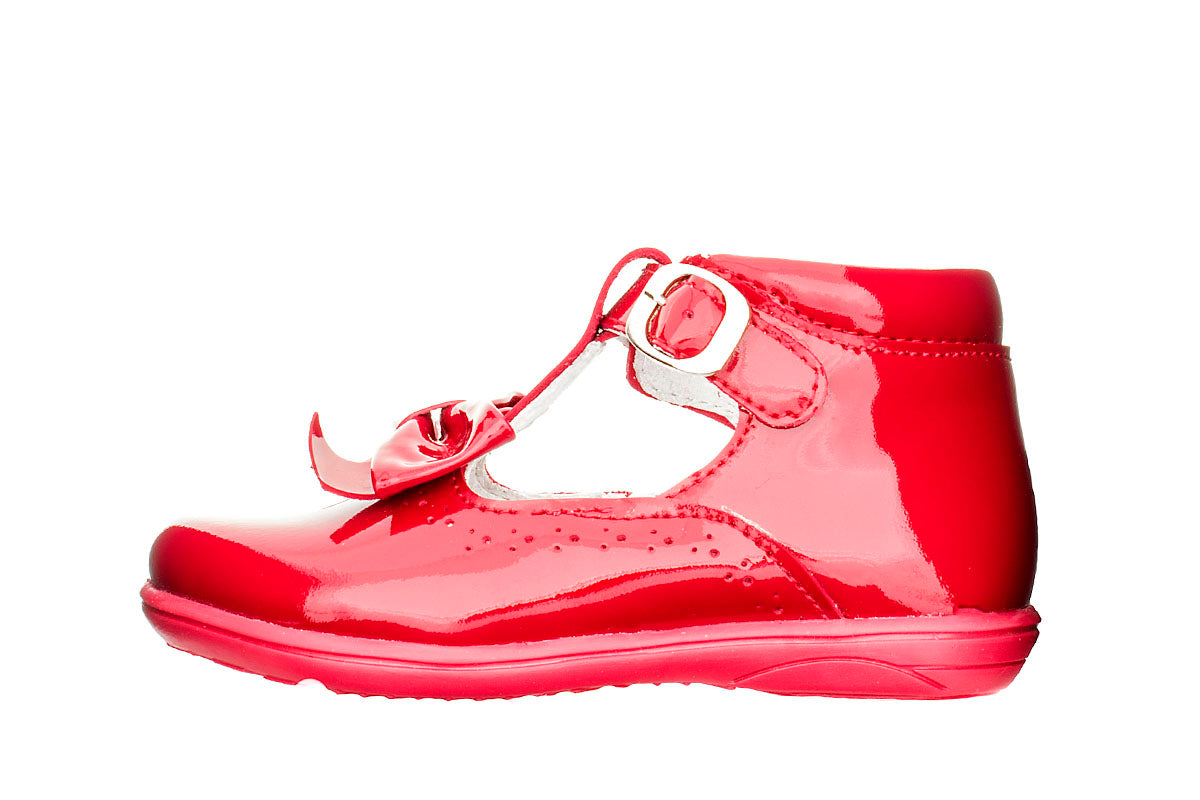 BOTITA PARA NIÑA 98305 CHAROL ROJO
