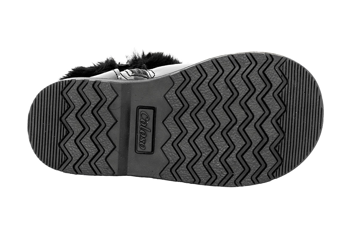 BOTA PARA NIÑA 975901 CHAROL NEGRO