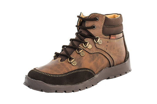 BOTA NIÑO 596601 PIEL CAFE