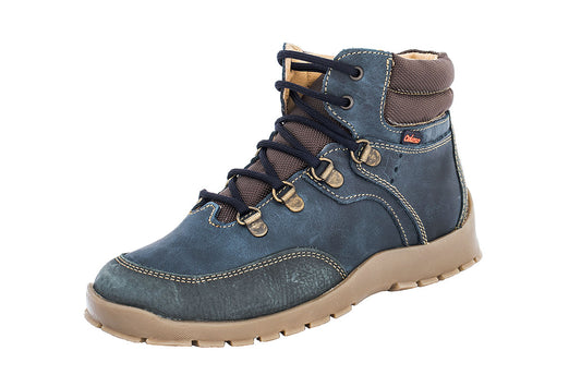 BOTA NIÑO 596603 PIEL AZUL