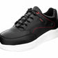TENIS NIÑO 680003 PIEL NEGRO CASUAL
