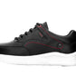 TENIS NIÑO 680003 PIEL NEGRO CASUAL