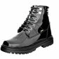 BOTA NIÑA 790401 CHAROL NEGRO TUBO BAJO 🔥-35%