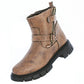 BOTA NIÑA 791004 PIEL CAFE TUBO BAJO 🔥-25%