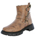BOTA NIÑA 791004 PIEL CAFE TUBO BAJO 🔥-25%